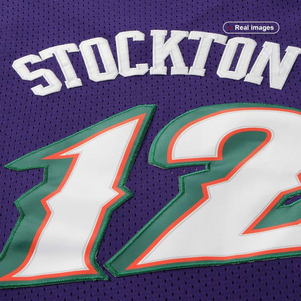 Utah Jazz John Stockton #12 Adidas Purple 1996/97 Swingman NBA Jersey-Pro Kit Vault | Brand New 26/27 Sports Jerseys